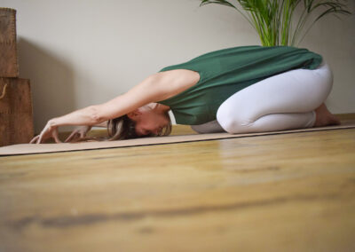 oben:auf Yoga