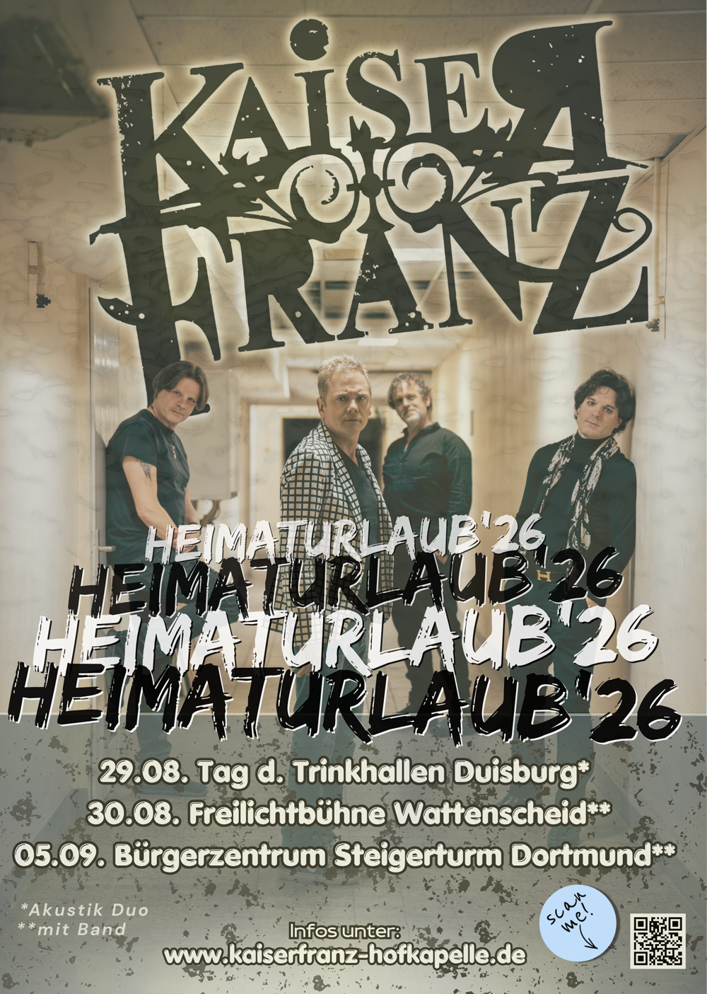 Kaiser Franz Hofkapelle beim Konzert im Steigerturm Dortmund-Berghofen Kaiser Franz Hofkapelle beim Konzert im Steigerturm Dortmund-Berghofen