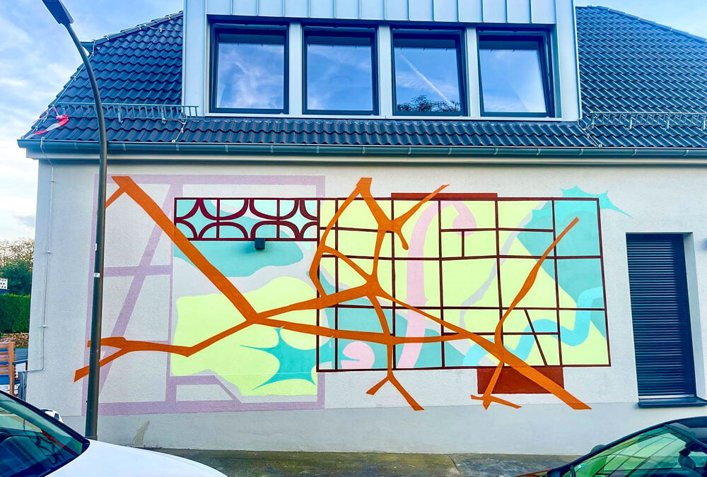 Ein Wandbild für den Steigerturm