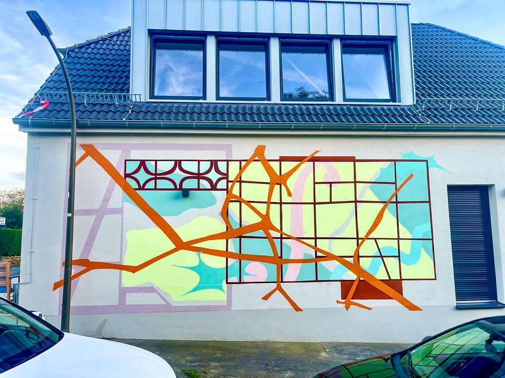 mural_fertig-1000 Unsere Mitte malen – gemeinsames Wandbild für den Steigerturm in Dortmund-Berghofen